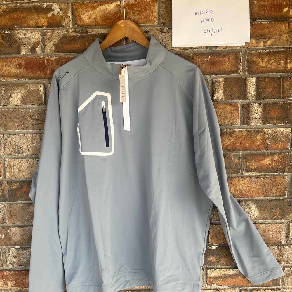 Peter Millar Forge Performance Quarter Zip Golf Pullover